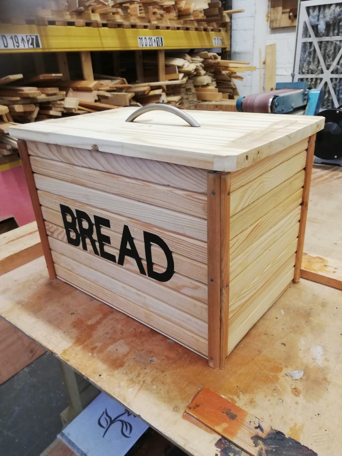 Wooden Breadbox