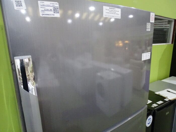 Daewoo Silver Fridge Freezer - Image 2