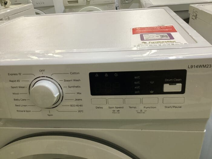 Logik 9kg White Washing Machine - Image 2