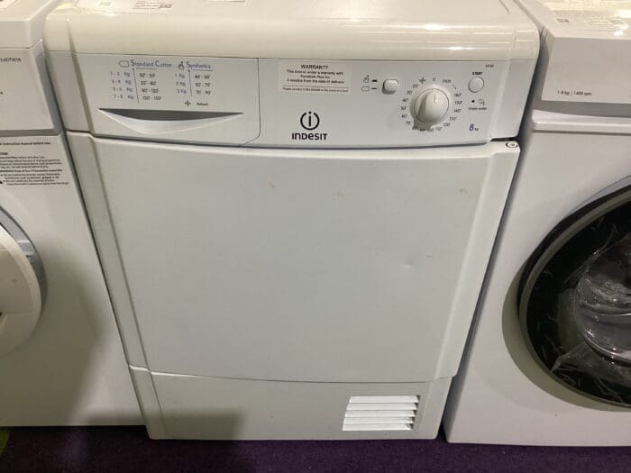 Indesit 8kg White Tumble Dryer