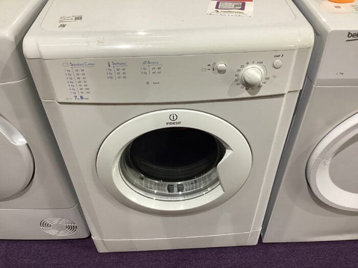 Indesit 7kg White Vented Tumble Dryer